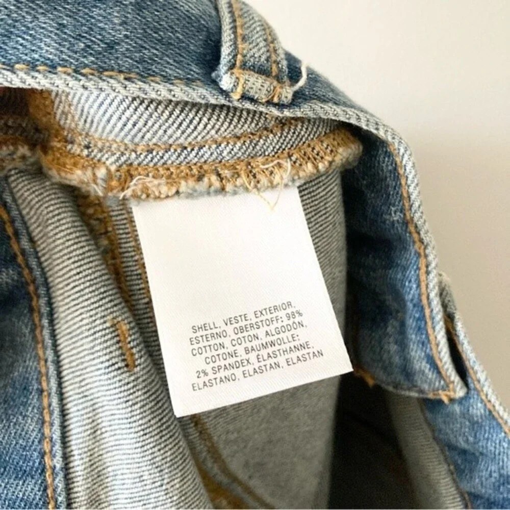 Pilcro and the‎ Letterpress Rainbow Button Denim Skirt 6